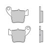 Brake pads BREMBO 07HO48TT