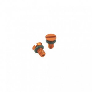 FF AIR BLEED SCREW K-TECH WP orange (pair)