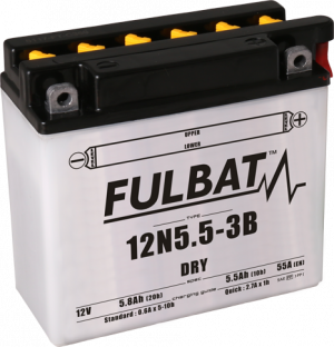 Conventional battery (incl.acid pack) FULBAT Acid pack included