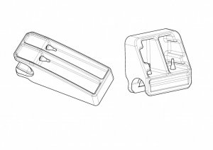 Side case fitting bracket SHAD TERRA