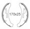 Brake shoes RMS rear