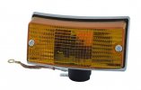 Turn indicator SIEM 246480450 orange - chromed front-left