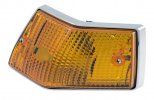 Turn indicator SIEM 246480480 orange - chromed rear-right