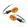 Turn indicator JMP BL 1162 oval chrome with orange lens