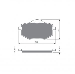 Brake pads GOLDFREN S3