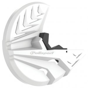 Disc & bottom fork protector POLISPORT white/black