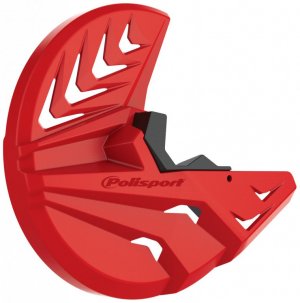 Disc & bottom fork protector POLISPORT PERFORMANCE Red/black