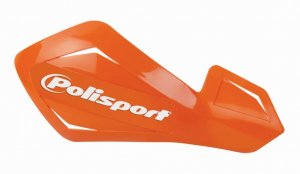 Handguard POLISPORT FREEFLOW LITE with universal plastic mounting kit orange KTM