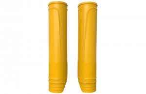 Upper fork protectors POLISPORT PERFORMANCE yellow RM 01