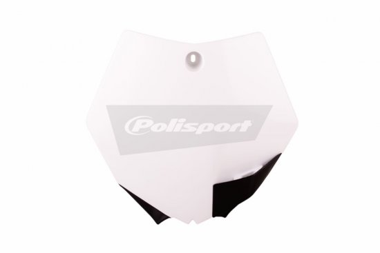 Number plate POLISPORT white for KTM SX 85 (2013-2017)