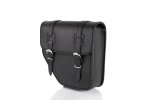 Leather saddlebag CUSTOMACCES AP0007N IBIZA black left