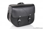 Leather saddlebag CUSTOMACCES AP0010N SANT LOUIS black left