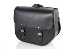 Leather saddlebag CUSTOMACCES AP0012N SANT LOUIS black