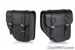 Leather saddlebag CUSTOMACCES API001N IBIZA black pair