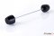 Axle sliders PUIG PHB19 black without color cap front