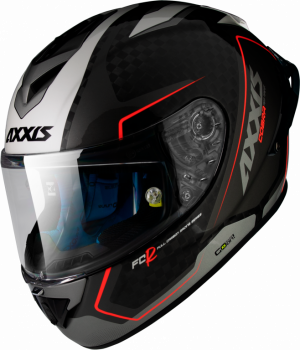 FULL FACE helmet AXXIS COBRA rage  a2 gloss pearl gray S