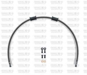 Rear brake hose kit Venhill SUZ-11008RB-BK POWERHOSEPLUS (1 hose in kit) Black hoses, black fittings
