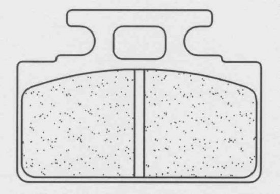 Brake pads CL BRAKES 2287 RX3