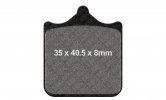 Brake pads EBC GPFAX604/4HH