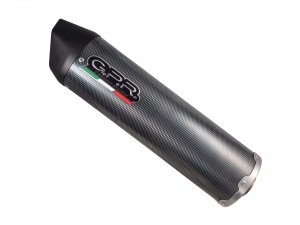 Bolt-on silencer GPR FURORE Matte Black including removable db killer