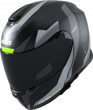 FLIP UP helmet AXXIS GECKO SV ABS shield b2 gloss grey XXL