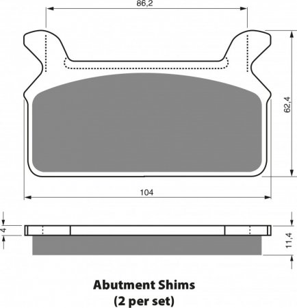 Brake pads GOLDFREN 063 S3