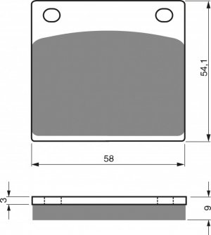 Brake pads GOLDFREN S3