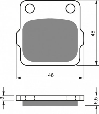 Brake pads GOLDFREN 077 S3