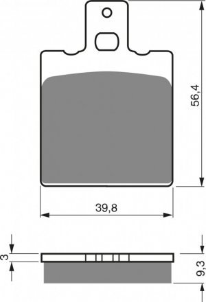 Brake pads GOLDFREN S3