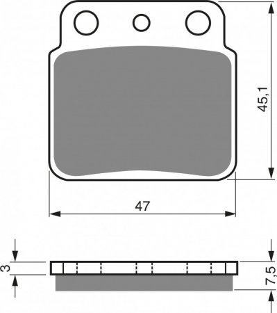 Brake pads GOLDFREN 092 K5