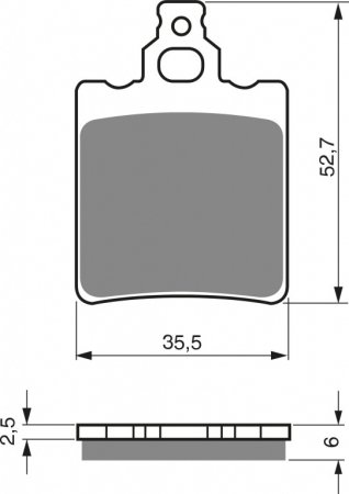 Brake pads GOLDFREN 096 S3