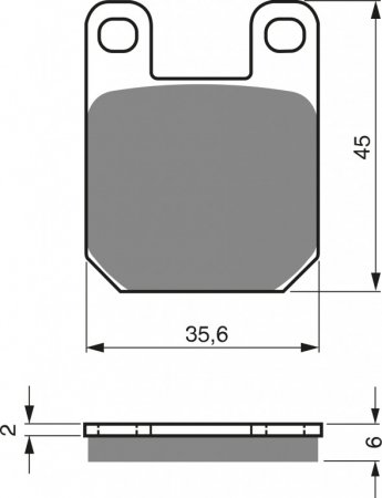 Brake pads GOLDFREN 121 AD