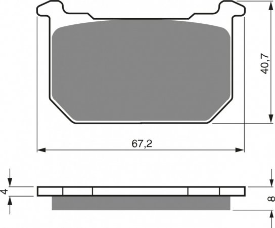 Brake pads GOLDFREN 127 S3