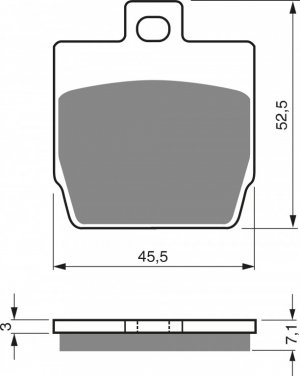 Brake pads GOLDFREN S3