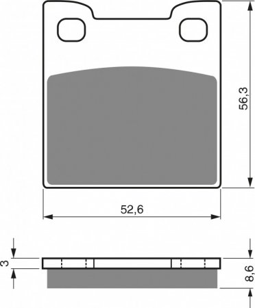 Brake pads GOLDFREN 129 S3