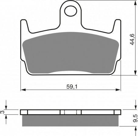 Brake pads GOLDFREN 131 S3