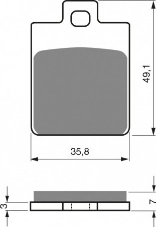 Brake pads GOLDFREN 137 S3