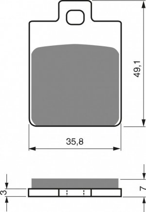 Brake pads GOLDFREN S3