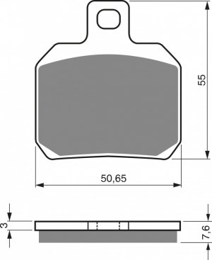 Brake pads GOLDFREN S3