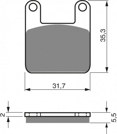 Brake pads GOLDFREN 153 AD