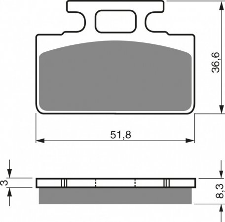 Brake pads GOLDFREN 161 AD