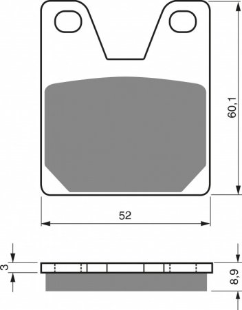 Brake pads GOLDFREN 169 S3