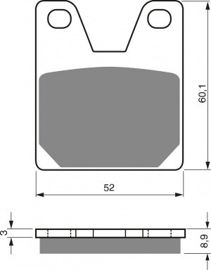 Brake pads GOLDFREN S3