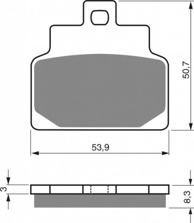 Brake pads GOLDFREN 170 AD  STREET