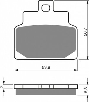 Brake pads GOLDFREN S3