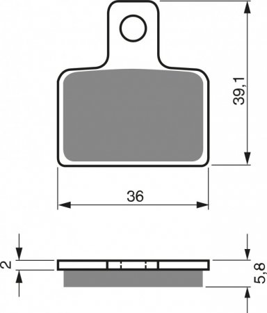 Brake pads GOLDFREN 173 S33 OFF-ROAD REAR