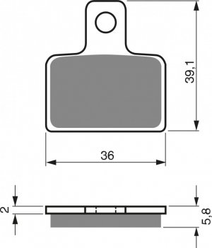 Brake pads GOLDFREN S33 OFF-ROAD REAR