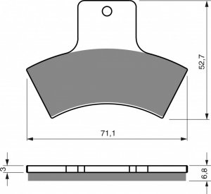 Brake pads GOLDFREN S3