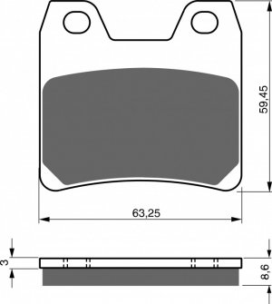 Brake pads GOLDFREN S3