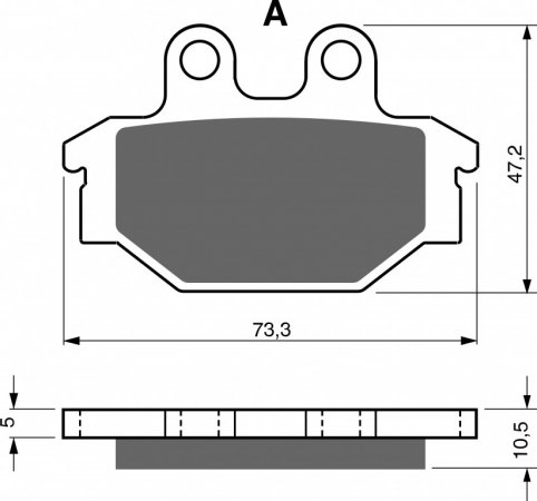 Brake pads GOLDFREN 230 S3